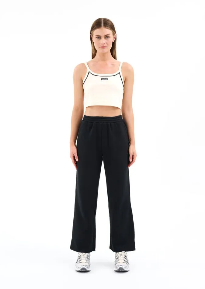 Shop CALLISTO CROP IN PEARLED IVORY PE Nation Tees and Tanks