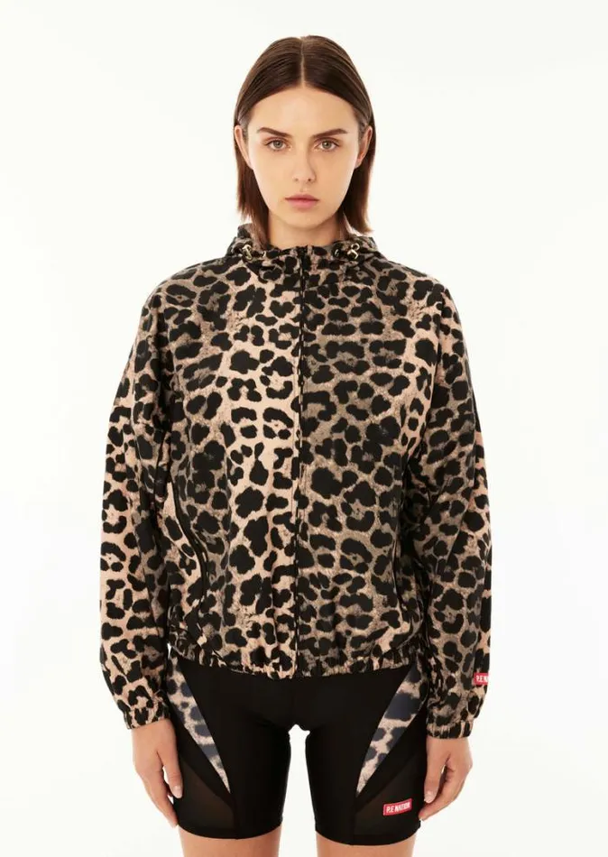Shop DOWNFORCE JACKET IN ANIMAL PRINT PE Nation Jackets