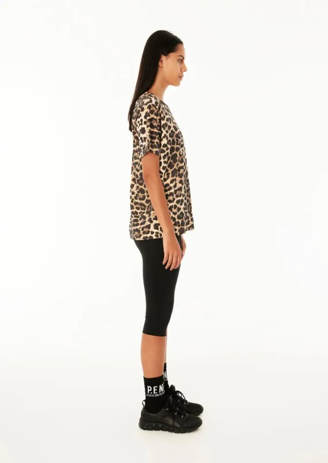 Shop DOWNFORCE SS TEE IN ANIMAL PRINT PE Nation Tees and Tanks