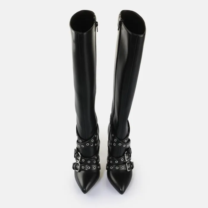 Shop Festive BUFFALO Juliet Belt Boot Black