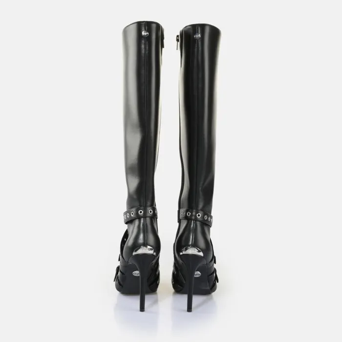Shop Festive BUFFALO Juliet Belt Boot Black