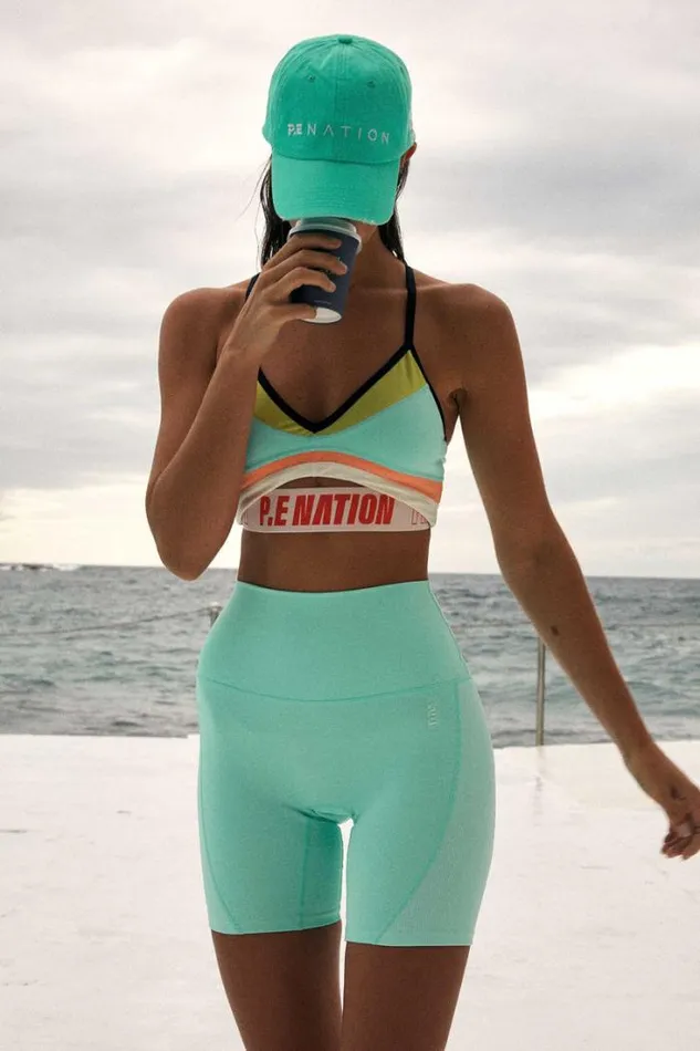 Shop FREE PLAY 7034 SHORT IN AQUA PE Nation Shorts