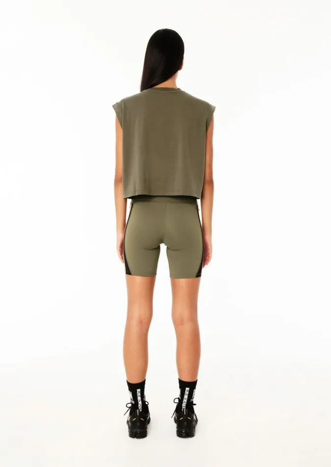 Shop HEADLINE 7034 BIKE SHORT IN KHAKI PE Nation Shorts