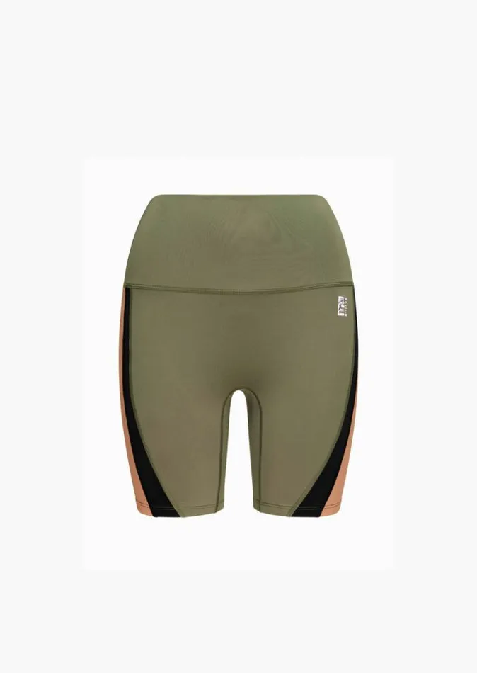 Shop HEADLINE 7034 BIKE SHORT IN KHAKI PE Nation Shorts