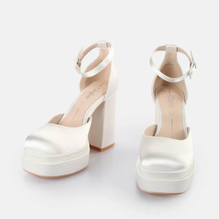 Shop Heels BUFFALO Bonny Dorsay White