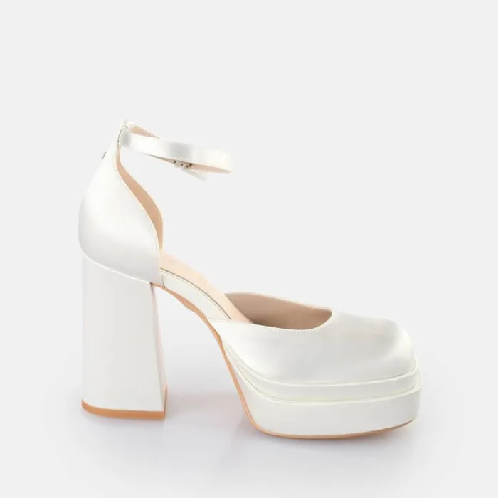 Shop Heels BUFFALO Bonny Dorsay White