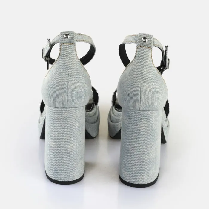 Shop Heels BUFFALO May Sandal Denim