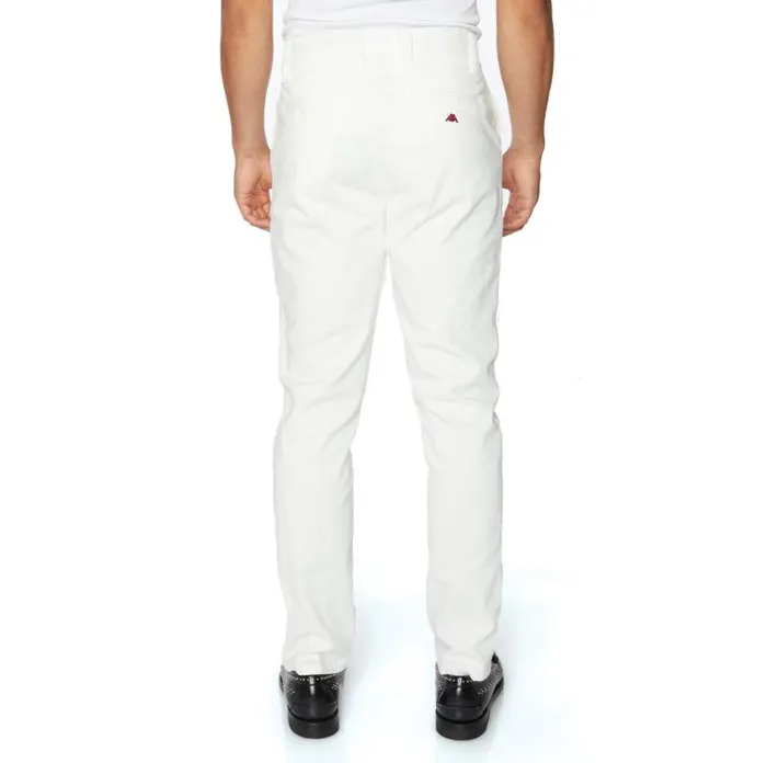 Shop Kappa Bottoms Robe Giovani Brax Trousers White