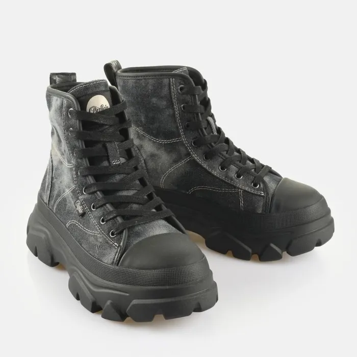 Shop Lace Up Shoes BUFFALO Cade Lace Up Hi Grey