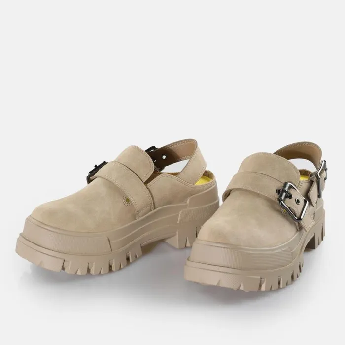 Shop LaceUps and Loafer BUFFALO Aspha Clog SND BS Beige