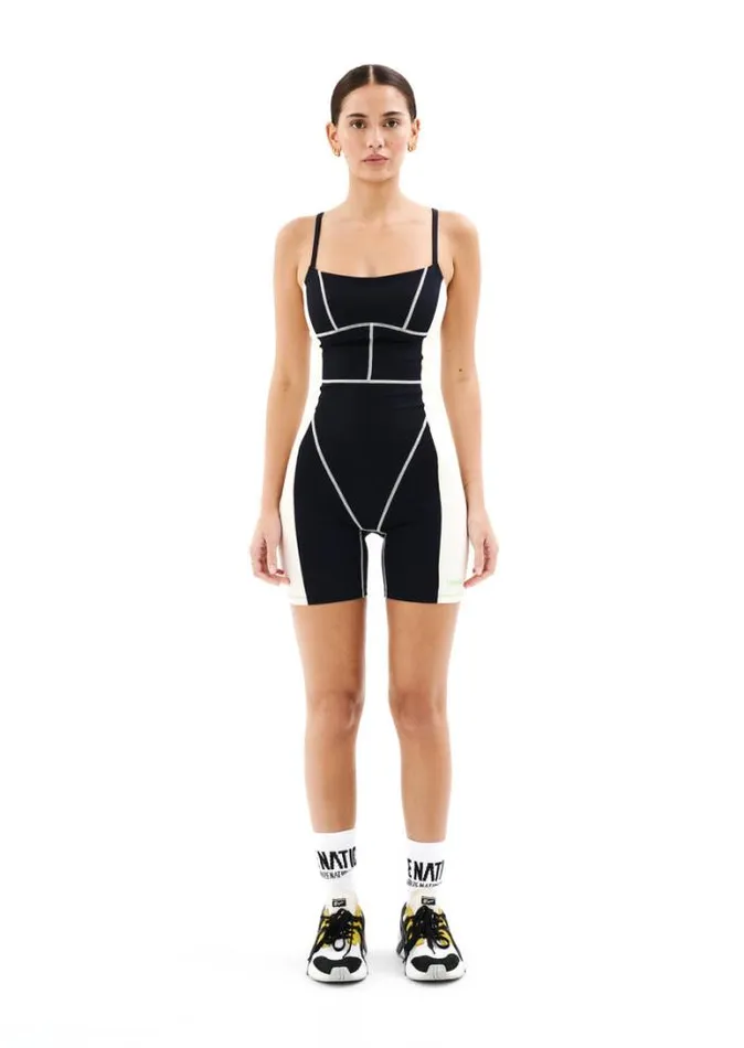 Shop LIDO BODYSUIT IN BLACK PE Nation Dresses and Bodysuits