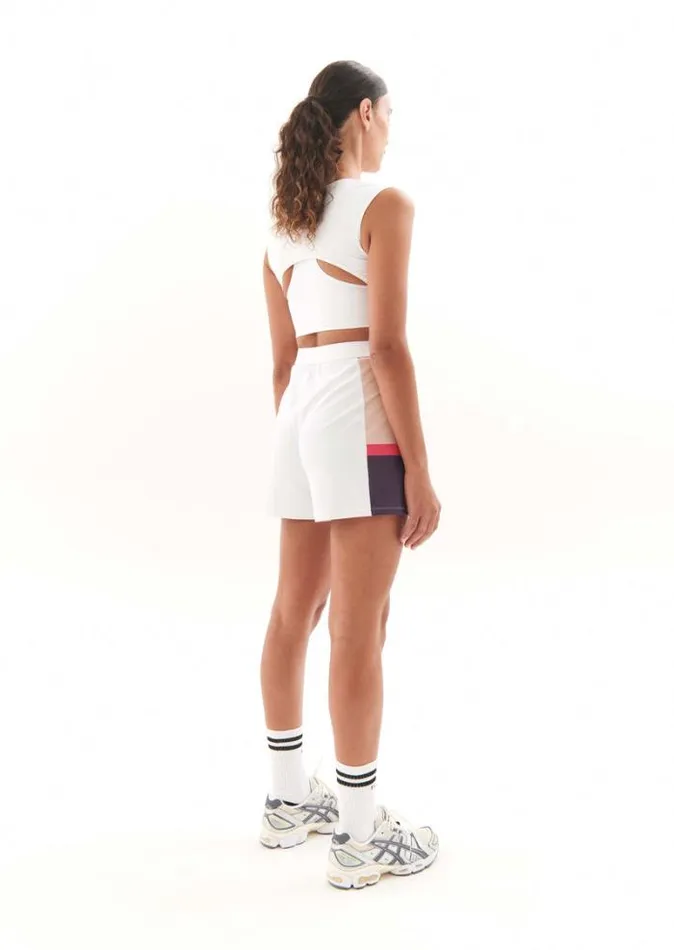Shop PRE SEASON SKIRT IN OPTIC WHITE PE Nation Skirts