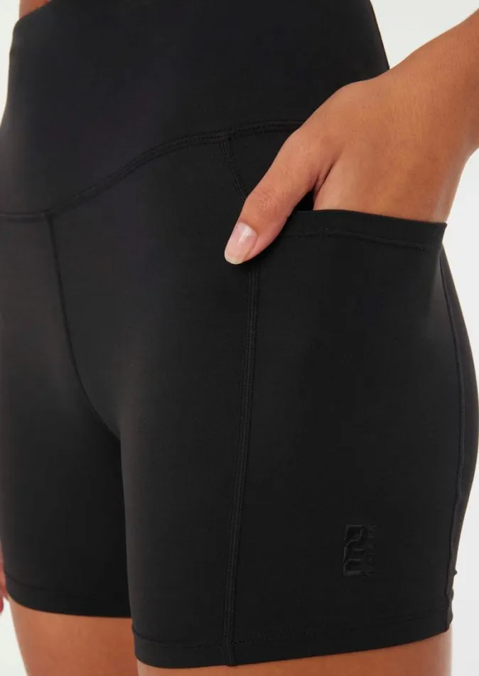 Shop RECALIBRATE 5034 BIKE SHORT IN BLACK PE Nation Shorts