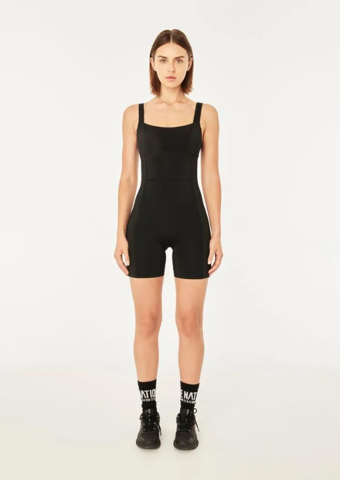 Shop RECALIBRATE ONE PIECE IN BLACK PE Nation Dresses and Bodysuits