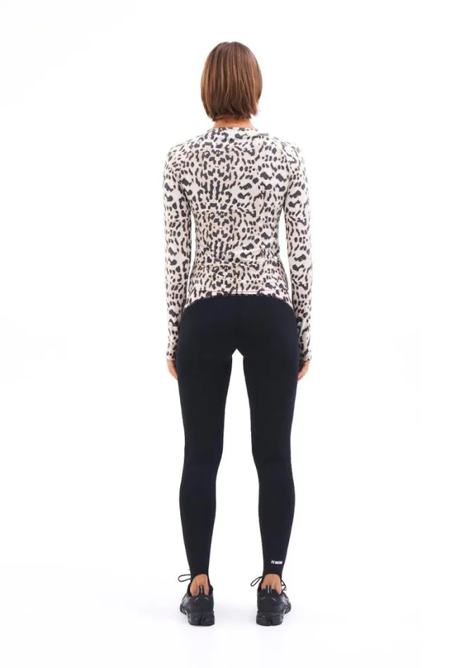 Shop SILVERTON LS TOP IN LEOPARD PE Nation Long Sleeve Tops