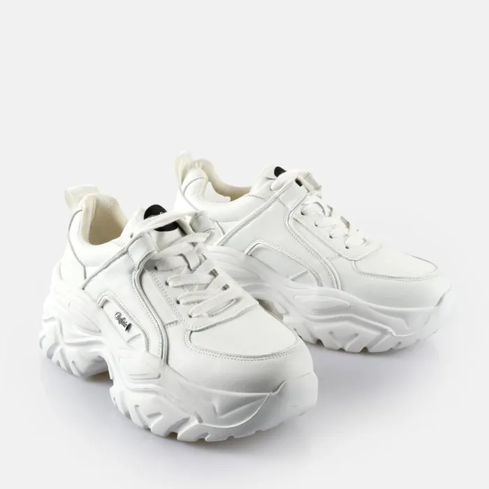 Shop Sneakers BUFFALO BFL GALACTICA 8211 VEGAN NAPPA 8211 WHITE White