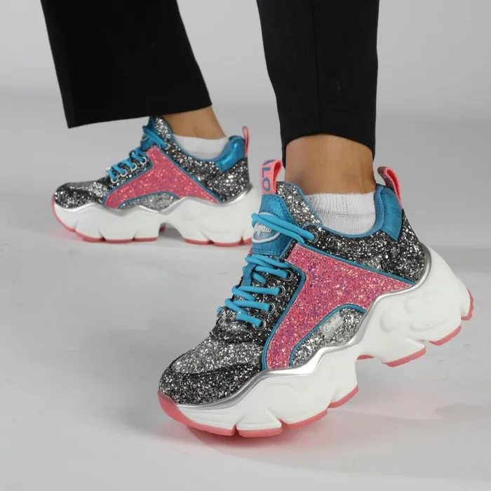 Shop Sneakers BUFFALO Binary Glam Pinksilver