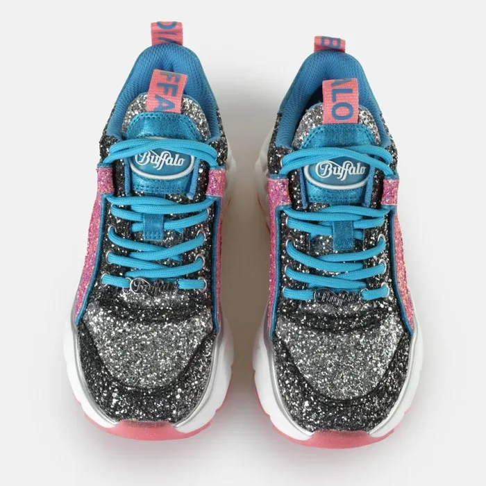 Shop Sneakers BUFFALO Binary Glam Pinksilver