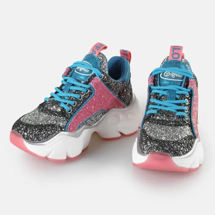Shop Sneakers BUFFALO Binary Glam Pinksilver