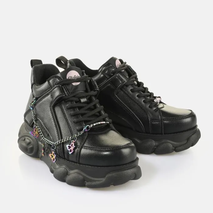 Shop Sneakers BUFFALO Cld Corin Chain Butterfly Black