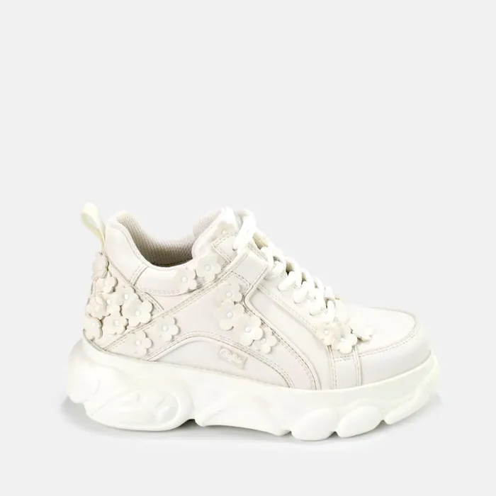 Shop Sneakers BUFFALO CLD Corin Daisies Pearl White