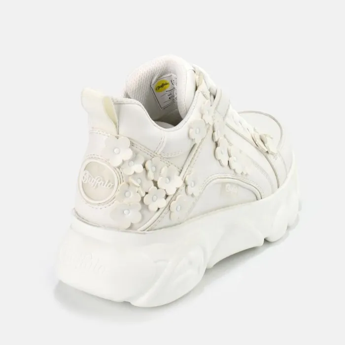 Shop Sneakers BUFFALO CLD Corin Daisies Pearl White