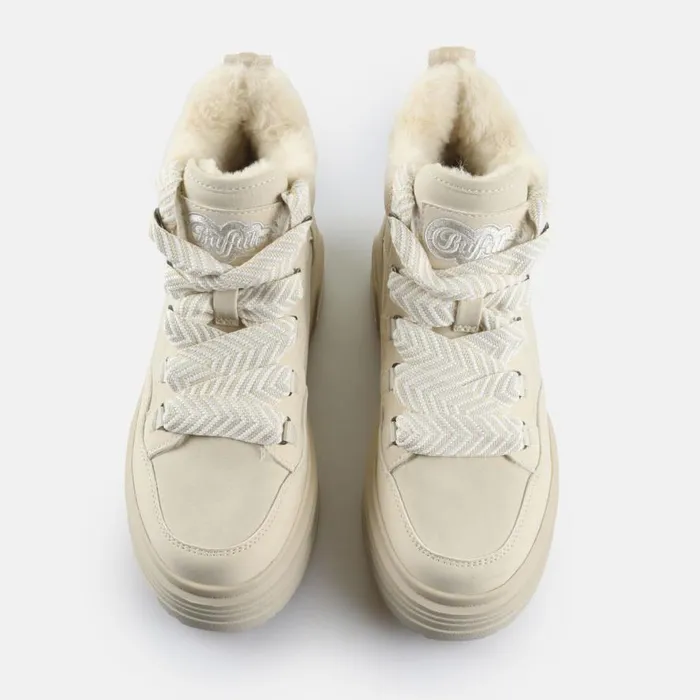 Shop Sneakers BUFFALO Vectra Mid Warm Cream
