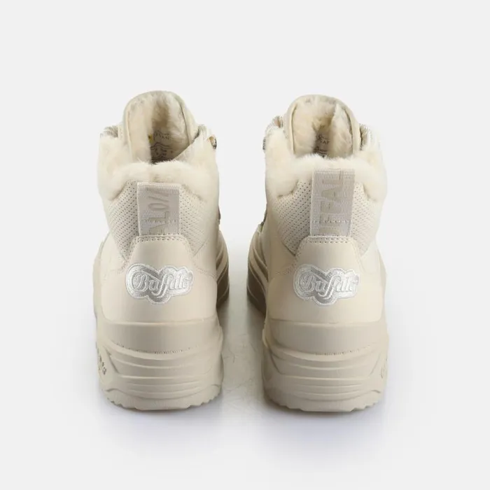 Shop Sneakers BUFFALO Vectra Mid Warm Cream