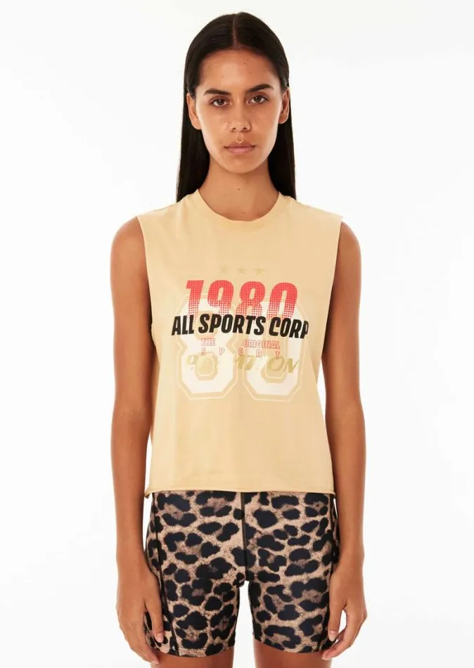 Shop TOURING TANK IN SAND PE Nation Tees and Tanks