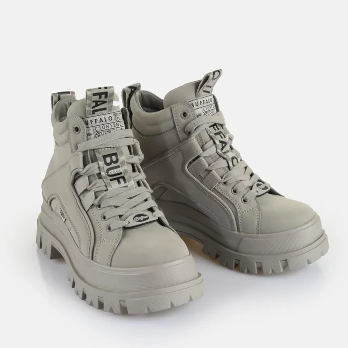 Shop Vegan Shoes BUFFALO Aspha Nc Mid Grey