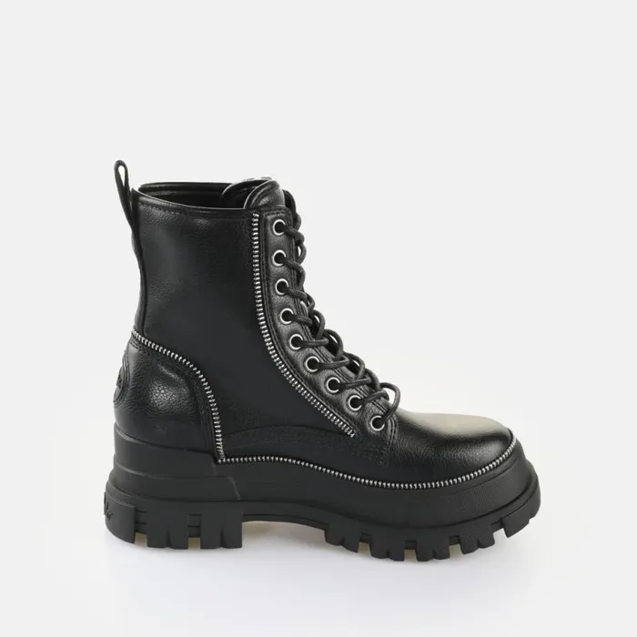 Shop Vegan Shoes BUFFALO Aspha RLD Zip BS Black