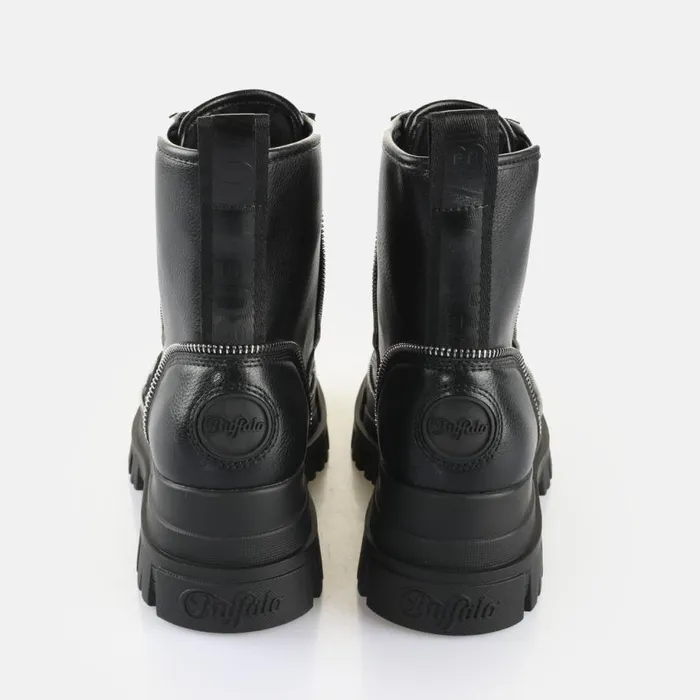 Shop Vegan Shoes BUFFALO Aspha RLD Zip BS Black