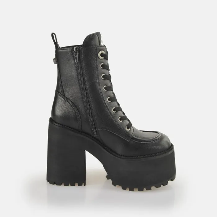 Shop Vegan Shoes BUFFALO Killah Lace Up Mid Black