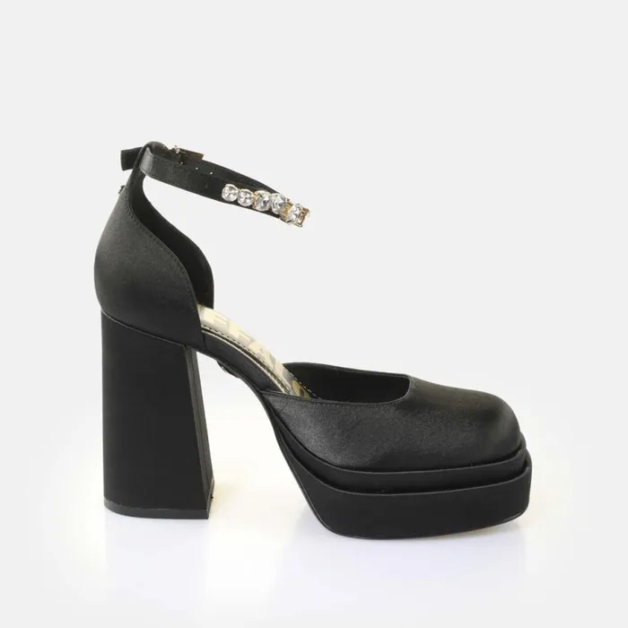Shop Vegan Shoes BUFFALO May Dorsay Ice Black