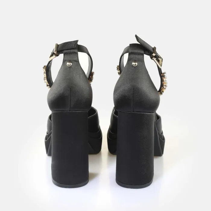 Shop Vegan Shoes BUFFALO May Dorsay Ice Black