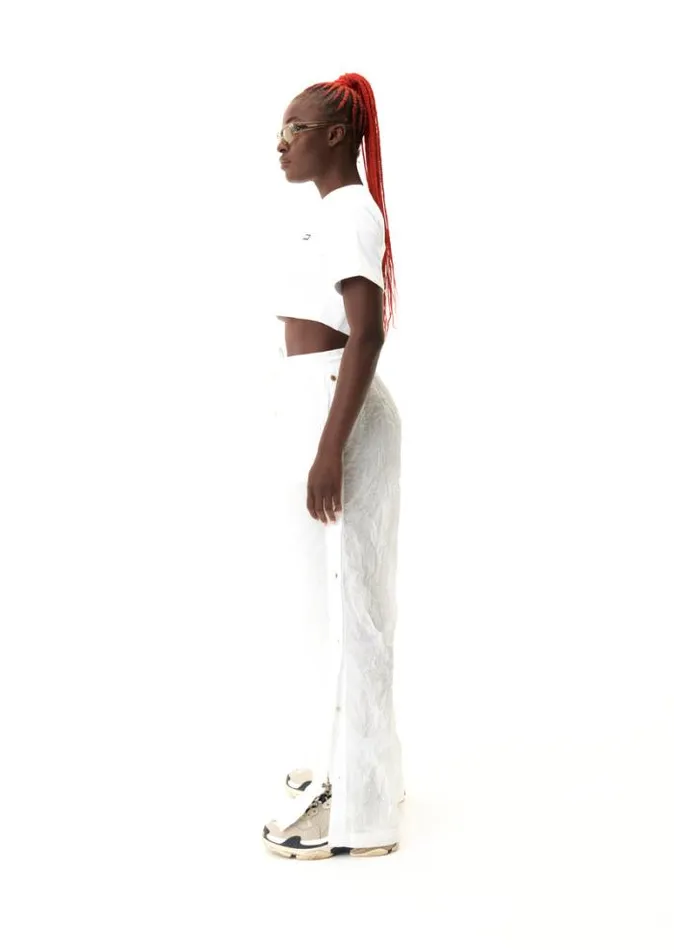 Shop VOLLEY PANT IN OPTIC WHITE PE Nation Pants