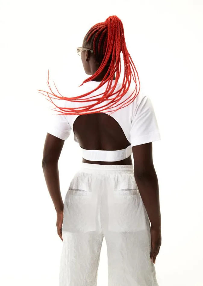 Shop VOLLEY PANT IN OPTIC WHITE PE Nation Pants