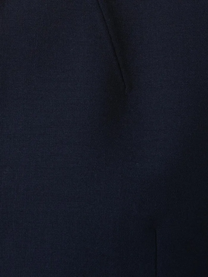 Short Jacket In Wool DoubleFace Navy Women Akris Jackets