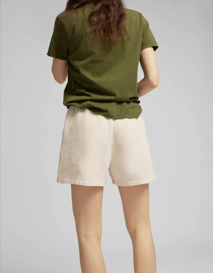 Shorts Women Colorfulstandard Women Organic Sweatshorts 8211 Soft Yellow