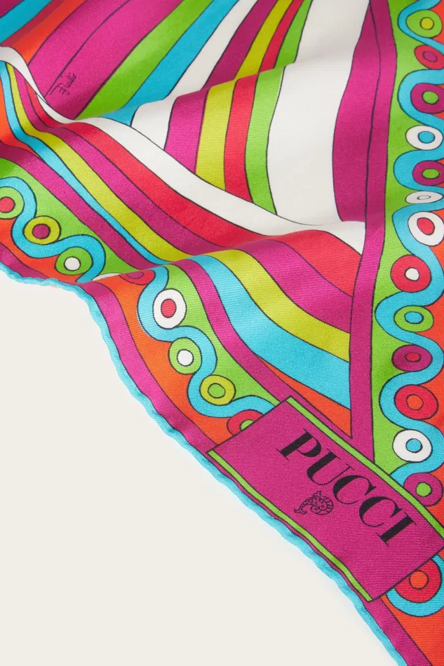 Silks Women PUCCI IridePrint Silk Twill Scarf