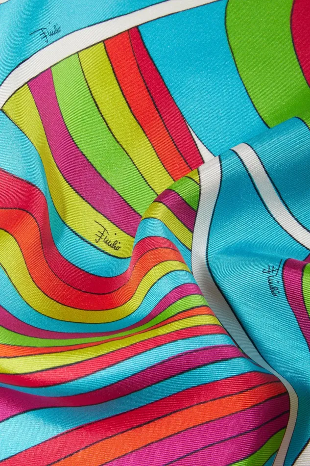 Silks Women PUCCI IridePrint Silk Twill Scarf