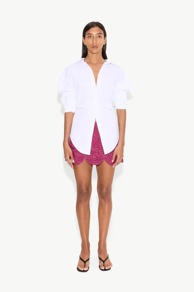 Simon Miller Bottoms Beep Beep Mini Skirt In Magenta 8211 Women Simon Miller Bottoms Beep Beep Mini Skirt In Magenta 8211 Women