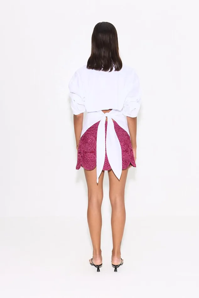 Simon Miller Bottoms Beep Beep Mini Skirt In Magenta 8211 Women Simon Miller Bottoms Beep Beep Mini Skirt In Magenta 8211 Women