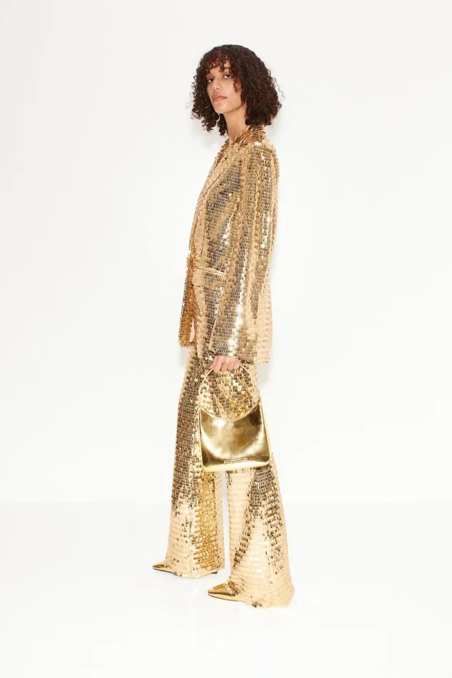 Simon Miller Bottoms Sequin Robo Pant In Star Gold 8211 Women