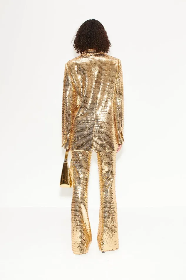 Simon Miller Bottoms Sequin Robo Pant In Star Gold 8211 Women