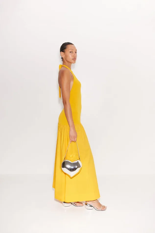 Simon Miller Dresses Junjo Combo Dress In Sherbert Orange 8211 Women Simon Miller Dresses Junjo Combo Dress In Sherbert Orange 8211 Women