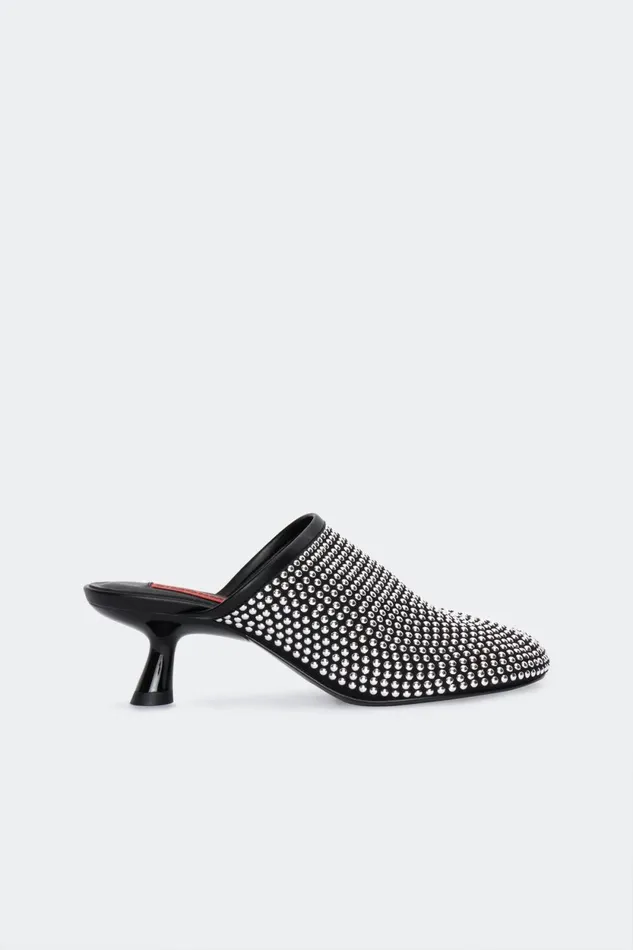 Simon Miller Mules Nailhead Beep Mule In BlackSilver 8211 Women