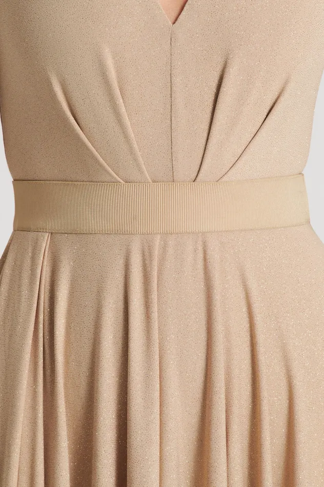 Skirts TINSEL DRAPE SKIRT CHAMPAGNE Scanlan Theodore Women