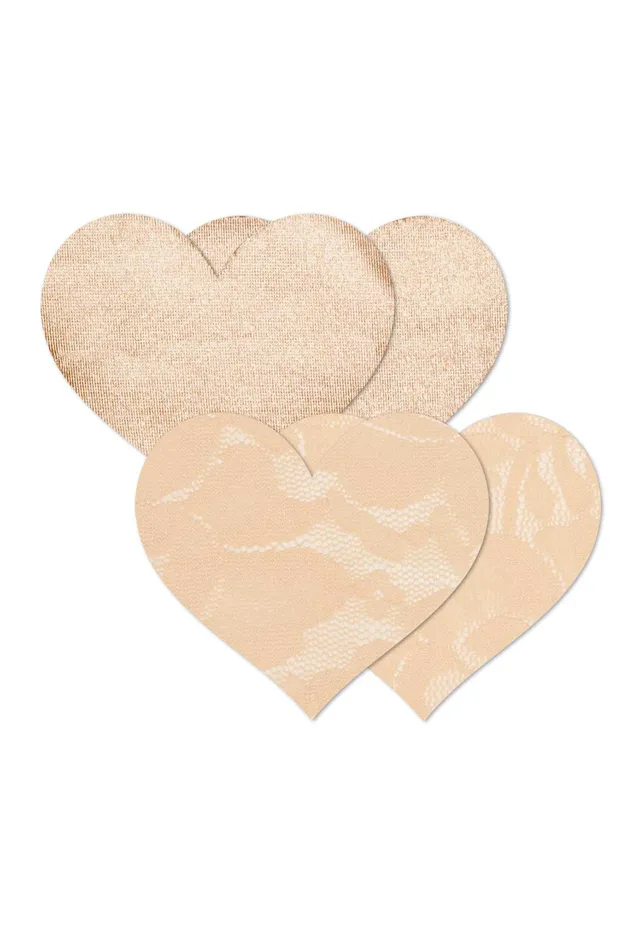 Sleepwear and Intimates Nippies Basics Adhesive Nipple Covers Heart 8211 Creme Creme petalandpup Women