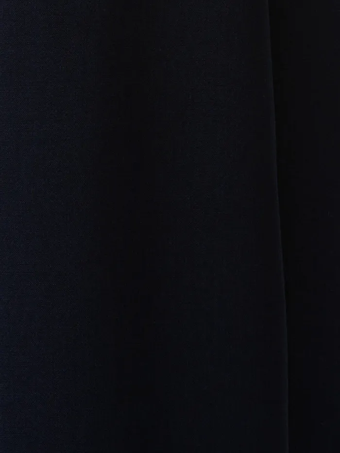 Sleeveless VNeck Wool DoubleFace Sheath Dress Navy Women Akris Dresses